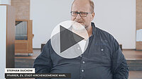 Mann, Stephan Duchow, Pfarrer, Ev. Stadt-Kirchengemeinde Marl, Videostandbild.