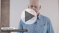Mann, Siegfried Embry, Pfarrer, Ev. Stadt-Kirchengemeinde Marl, Videostandbild.