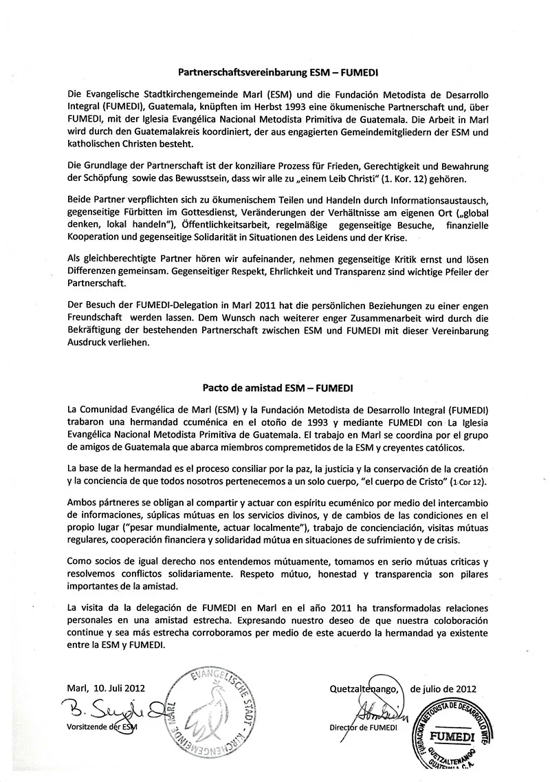  Ein Dokument mit deutschem Titel und zwei Textspalten.
